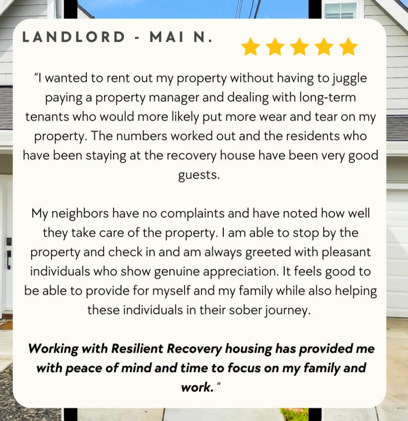 Landlord's Testimonial
